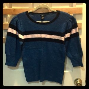 New! Blue and Pink stripe sweater